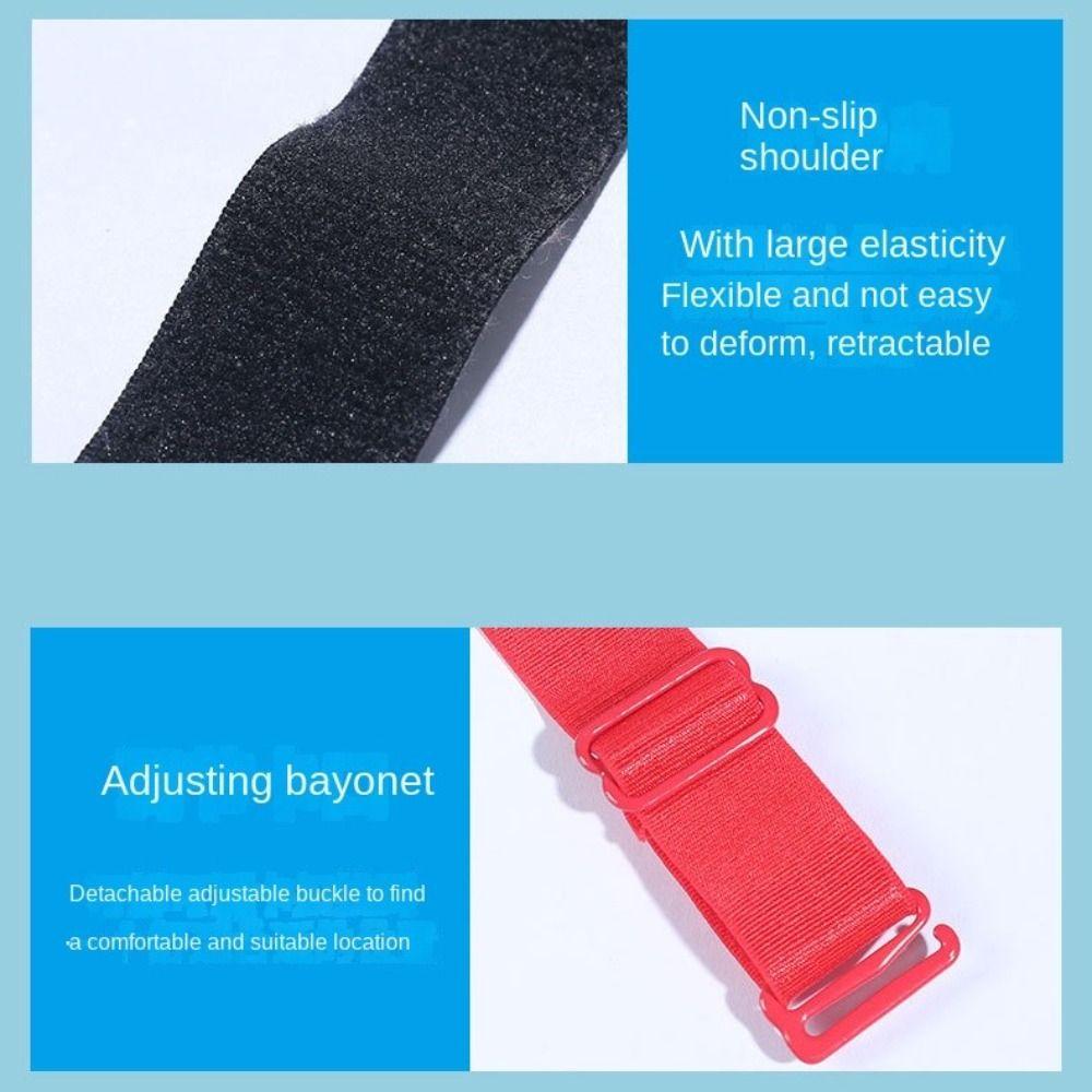 2pairs Adjustable Bra Shoulder Strap Anti Slip Underwear Strap Rhinestone Bra Strap Ladies