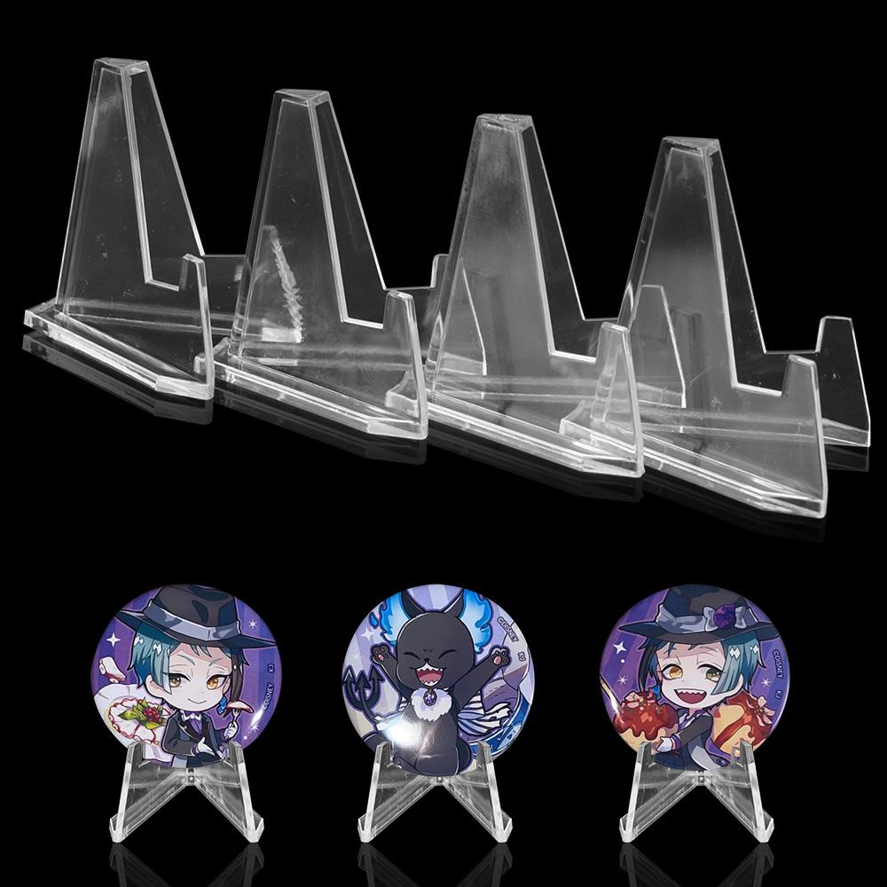 Мини-подставка для монет, мольберт, 10 шт., S/L, акриловые подставки, стойка для хранения монет, полка для медалей
