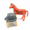 Plastic Electric Horse Model Funny Simulation Toys Horse Circling Toy  Children Early Learning Tool