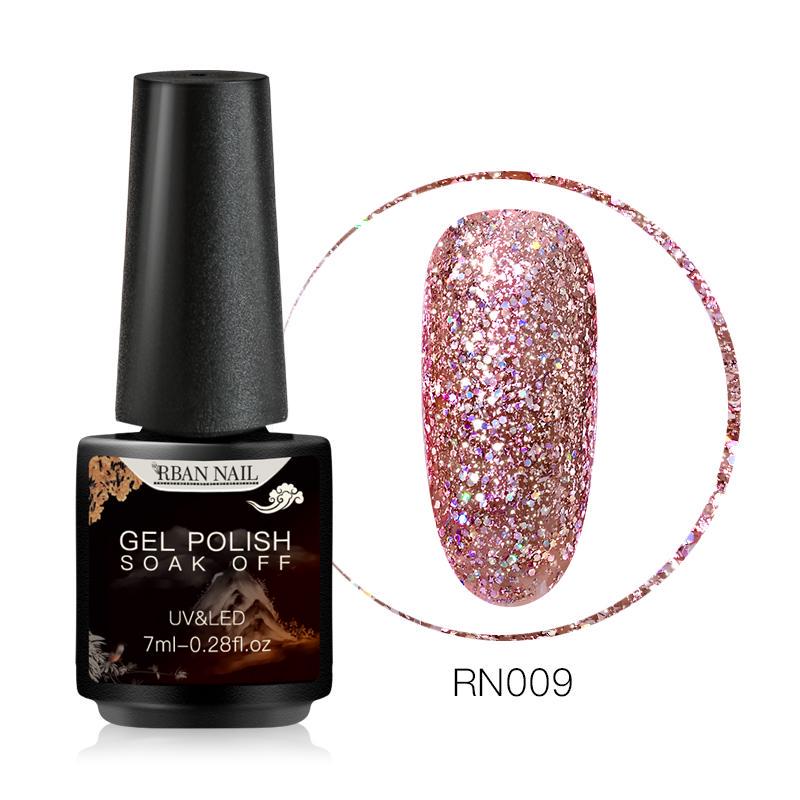 Mtssii Цветной УФ-светодиодный гель-лак серии Rainbow, 7 мл, долговечная краска для ногтей, гели для дизайна ногтей