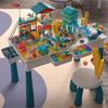 Multifunctional Children's Building Block Table And Chair Set Children's Activity Table Toddler Building Block Table Toy Gifts