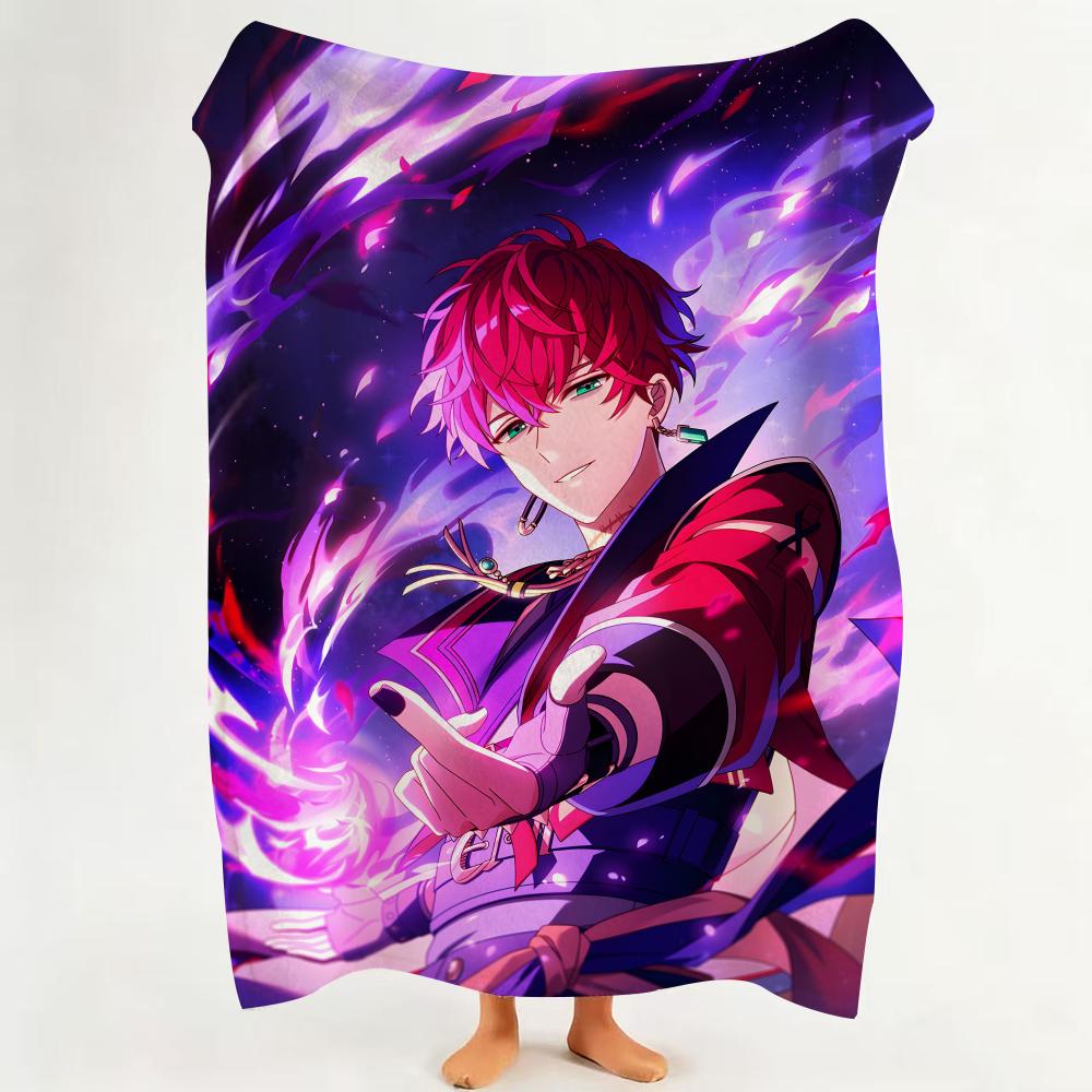 Novel W Wizard's P Promise Flannel Blanket Suitable for Sofa Living Room Bedroom