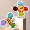 3шт полезный прекрасный цветочный дизайн Spinner игрушка присоска волчок игрушка для ванны для дома