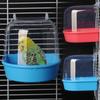 Hanging Bird Bath Cube Parrots Bathtub Bath Shower Box Cage Accessory for Little Bird Canary Budgerigar Lovebird Boxes