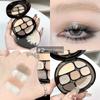 1 PC Eye Shadow Pearl Matte Rose Eye Shadow Palette Glitter Sequins Eye Shadow Pigment Durable Makeup WBL