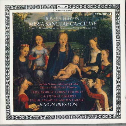 CD ACADEMY OF ANCIENT MUSIC - Missa Sanctae Caeciliae F35L50394 POLYDOR Japan Classical Used