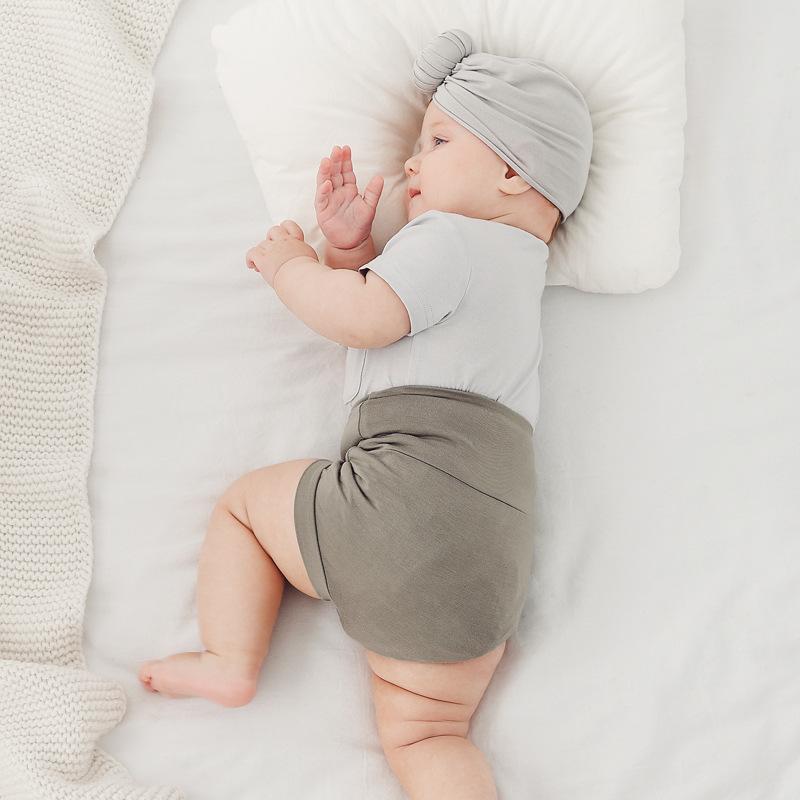 Детские летние шорты из бамбукового волокна с высокой талией