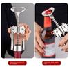 Zinc Alloy Wine Corkscrew Wing Design Labor-saving Spiral Bottle Opener Professional High Hardness Wine Cork Remover Household