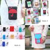 Classic Leather Women Cell Phone Wallet Pocket Purse With Shoulder Bags