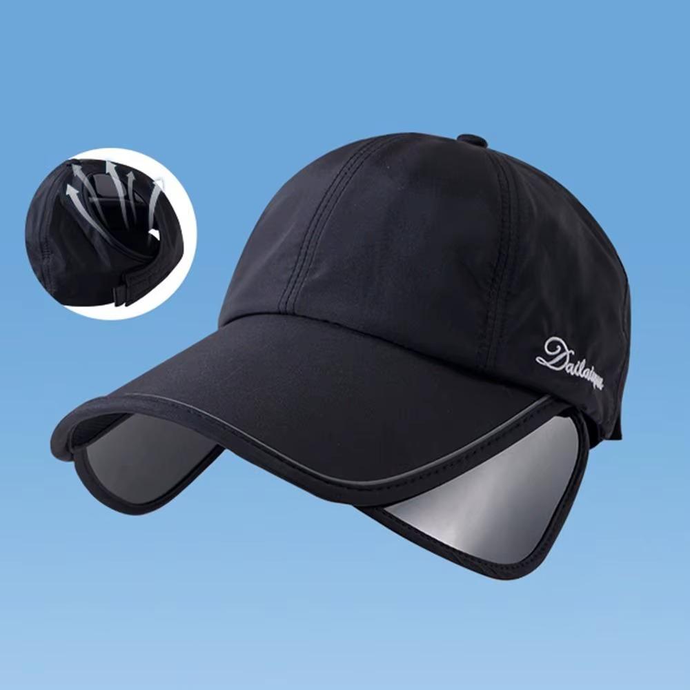 Women's Summer Sun Hat Oversized Wide Brim Open Top Ponytail Friendly Ideal for Outdoor Sports Full Face UV Protection