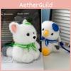 Cute Fox Scarf Seagull Cartoon Animal Plush Doll Pendant For Bag Decoration