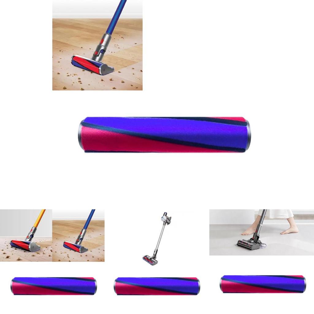 Для пылесосов Dyson V6 Fluffy V7 Sv03 Запчасть Валик с мягкой щетиной Щетка для ковра Замена