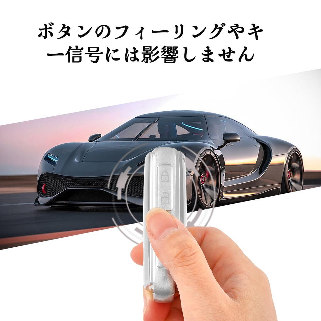 [OFF WE GO] Key Shell TPU Car Key Cover Key Case Compatible New Mazda
