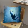 Movie F-Flow Cat Pillow Covers Cartoon Sofa Decorative Home Double-Sided Printing Short Plush Cute Cushion Cover