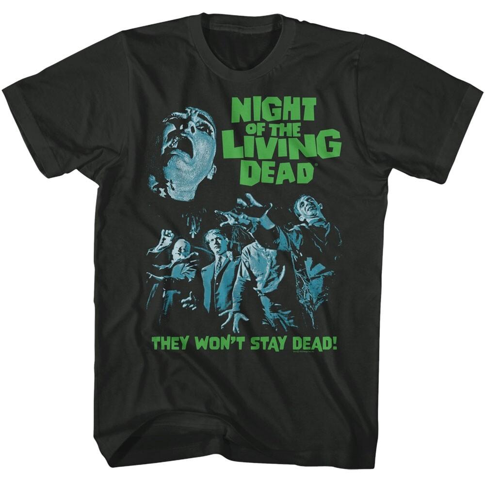 Night Of The Living Dead T Shirt Horror Movie New COOL TONES Smoke Cotton