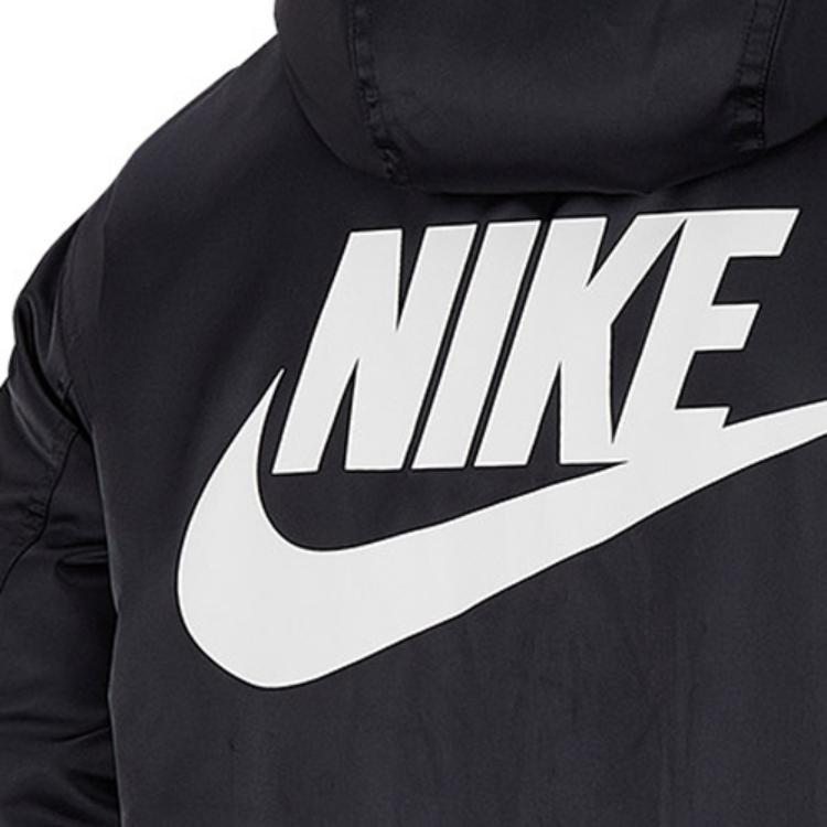 Nike Мужская тканая тренировочная куртка с молнией по всей длине Nike Dri-FIT Черная CZ4931-010