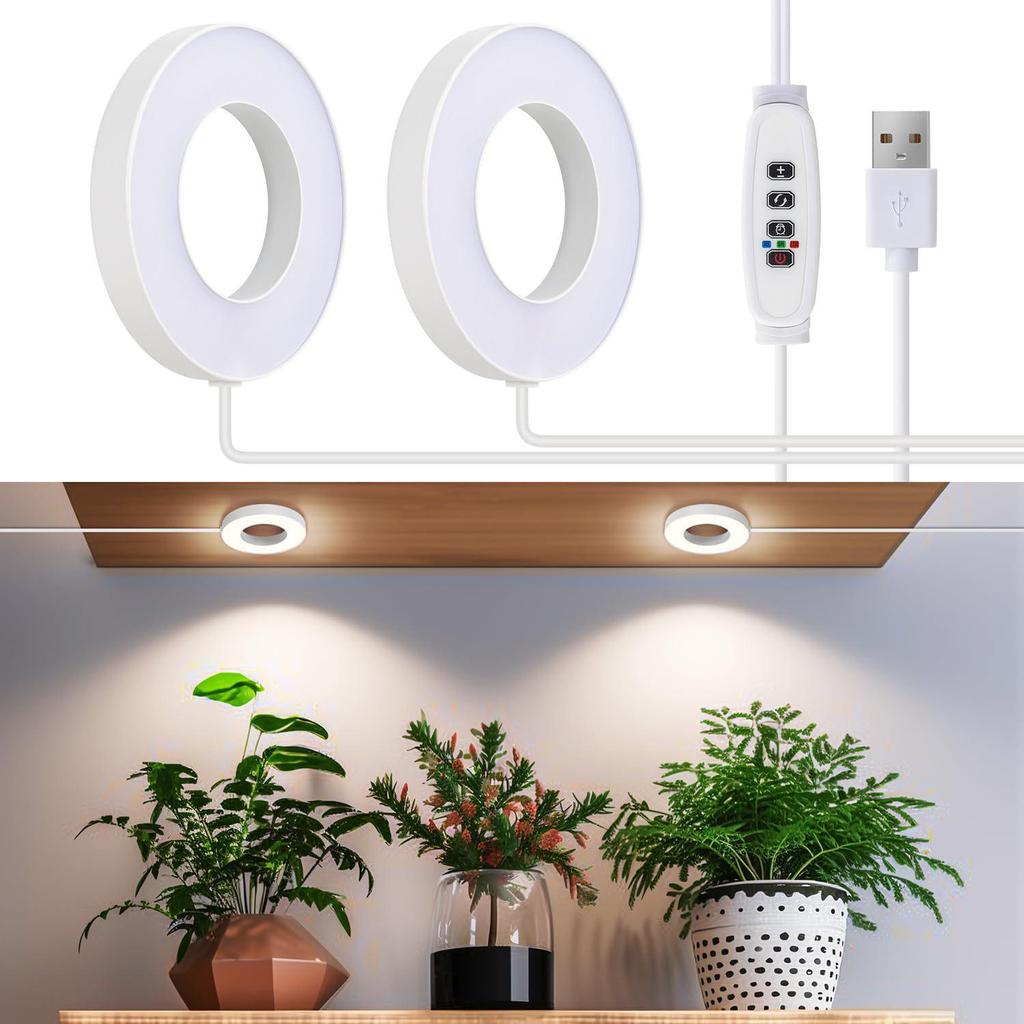 3.5" Indoor Ceiling Plant Light & Stand for Succulents & Flowers