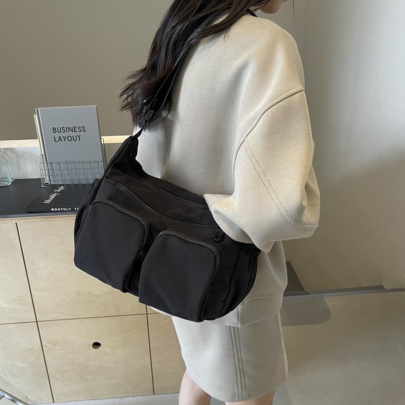 Универсальные сумки через плечо для отдыха для женщин. Однотонные сумки через плечо. Высококачественные сумки для отдыха. Высокая вместимость.