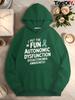 Dysautonomia Fun In Autonomic Dysfunction Awareness Women's Hoodies