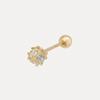 Youngglow 14k Snowball Cubic Piercing