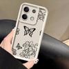 Fashion Butterfly Flower Pattern Phone Cover For Xiaomi 13T Pro 11T Poco F6 X6 Pro M6 Pro Redmi Note 13 Pro 12 4G 11 10 Pro Max Soft Shockproof Case