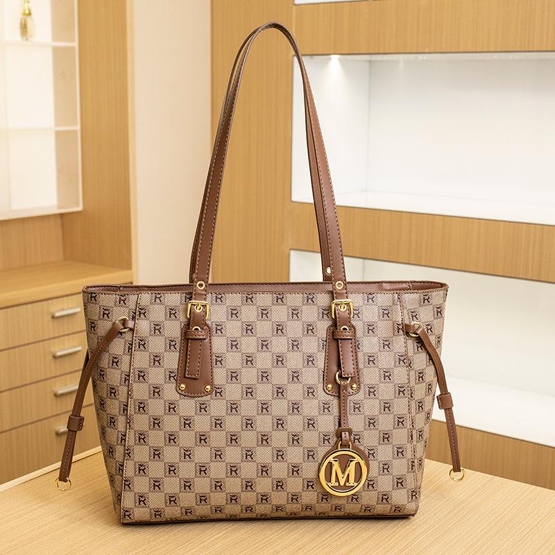 Simple Commuter Handbag Printed New Style Trendy Versatile and Fashionable Large Capacity Travel Shoulder Bag Tote Bag