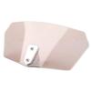 Universal Motorcycle Adjustable Windscreen Wind Deflector Windshield (Tawny)