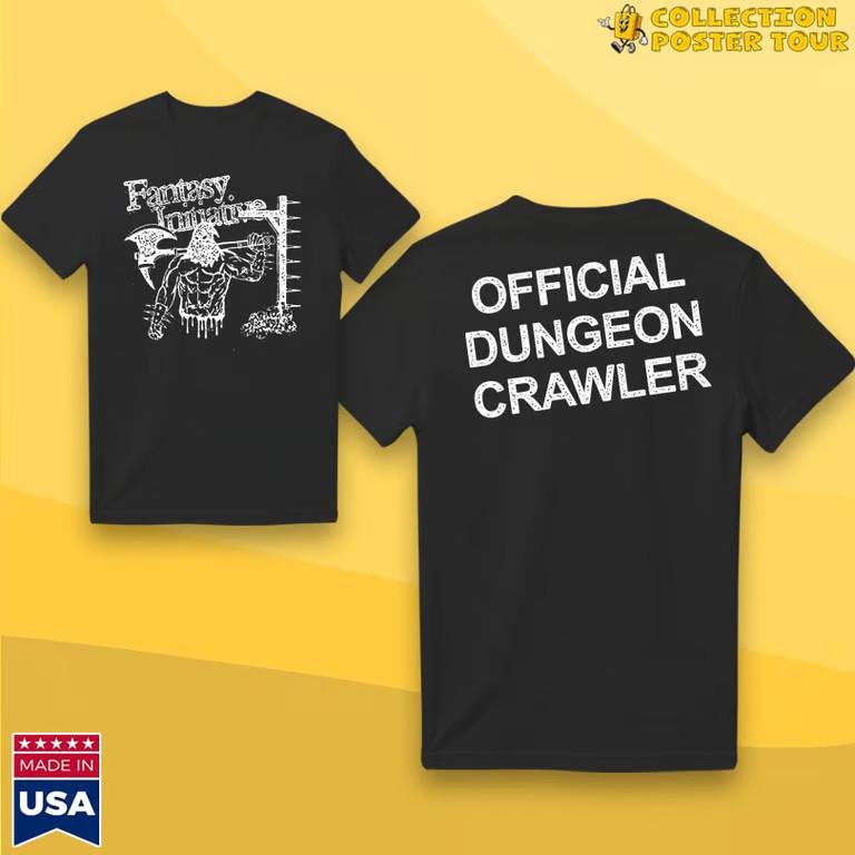 Fantasy Initiative Official Dungeon Crawler 2025 T-Shirt Unisex T-Shirt