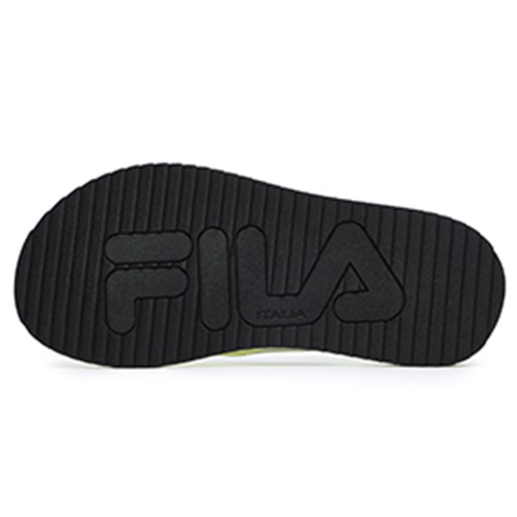 Fila Повседневные ретро шлепанцы на резиновой подошве женская обувь бело-серые F12W226508FWN