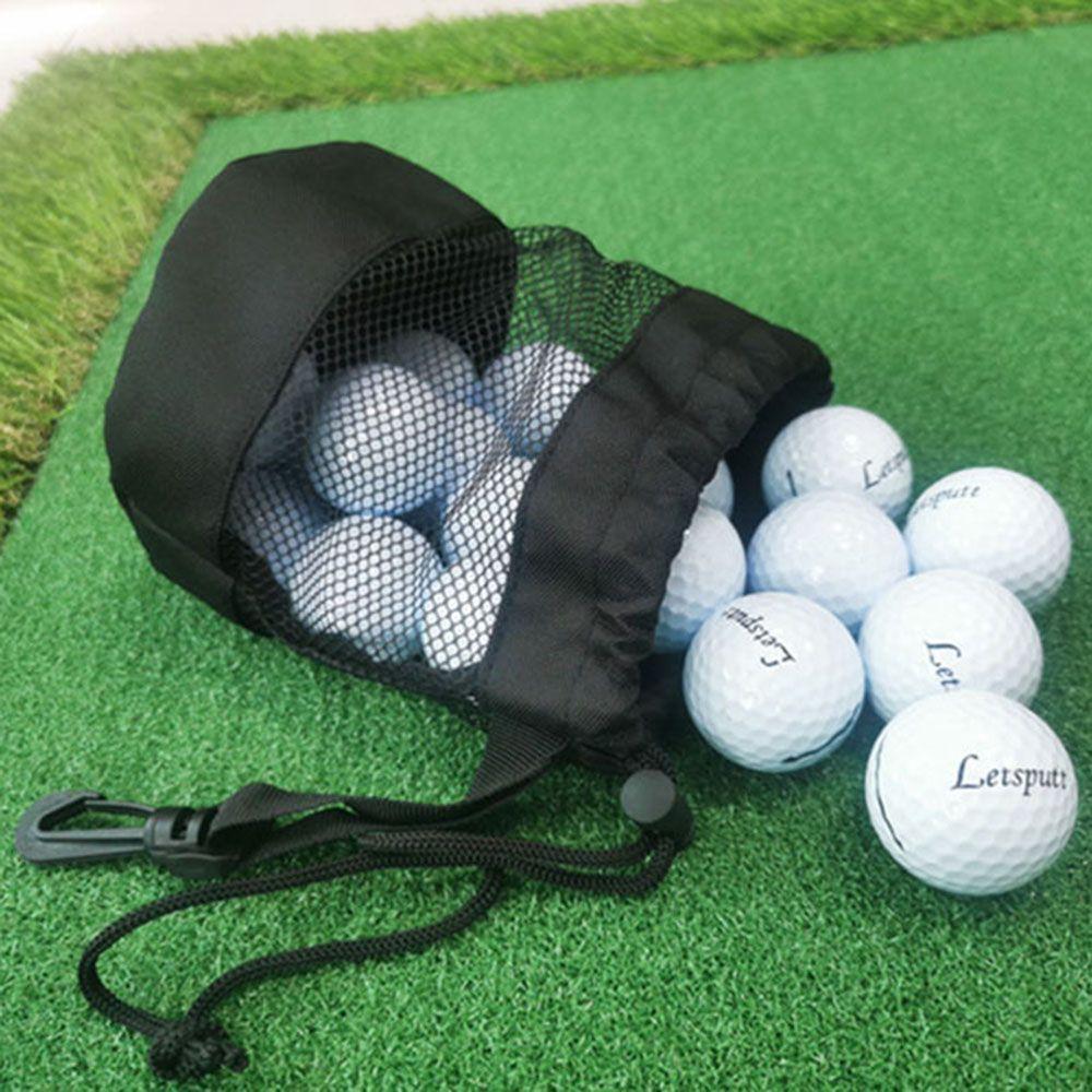 Держатель для мячей для гольфа Нейлоновый контейнер для мячей для гольфа Чехол для мячей для гольфа Сумка для мячей для гольфа Сумка-чехол Сумка для хранения