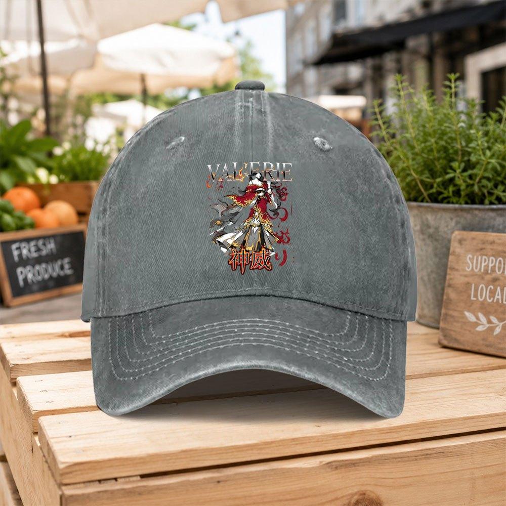 VALERIE Divine Warrior Baseball Cap Unisex Casual Dad Hat for Hiking Travel Daily Commute