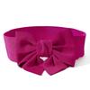 Wide Waist Belt Solid Color Dress Belt Bowknot Waist Straps  For Dress Decorate Clothes Accessories