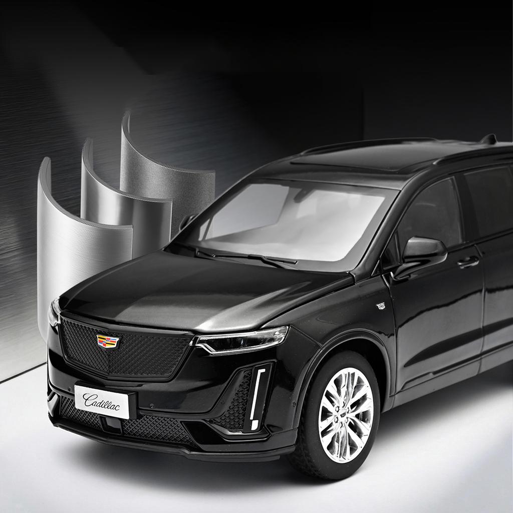 НОВИНКА 1:24 Cadillac XT6 Внедорожник 2023 Литой Модель Автомобиля Звук и Свет Оттяни и Поедет Модель Автомобиля Коллекционные Предметы Подарок на День Рождения