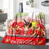 Arsenal Football Player Blanket Comfortable Suitable for Chair Couch Office Chair for All Seasons Stylish Decor Perfect Gift for Relatives and Friends