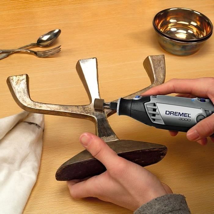 Outil rotatif multifonction DREMEL - filaire 3000/15 - 130W - 15 accessoires + sacoche - F0133000JA