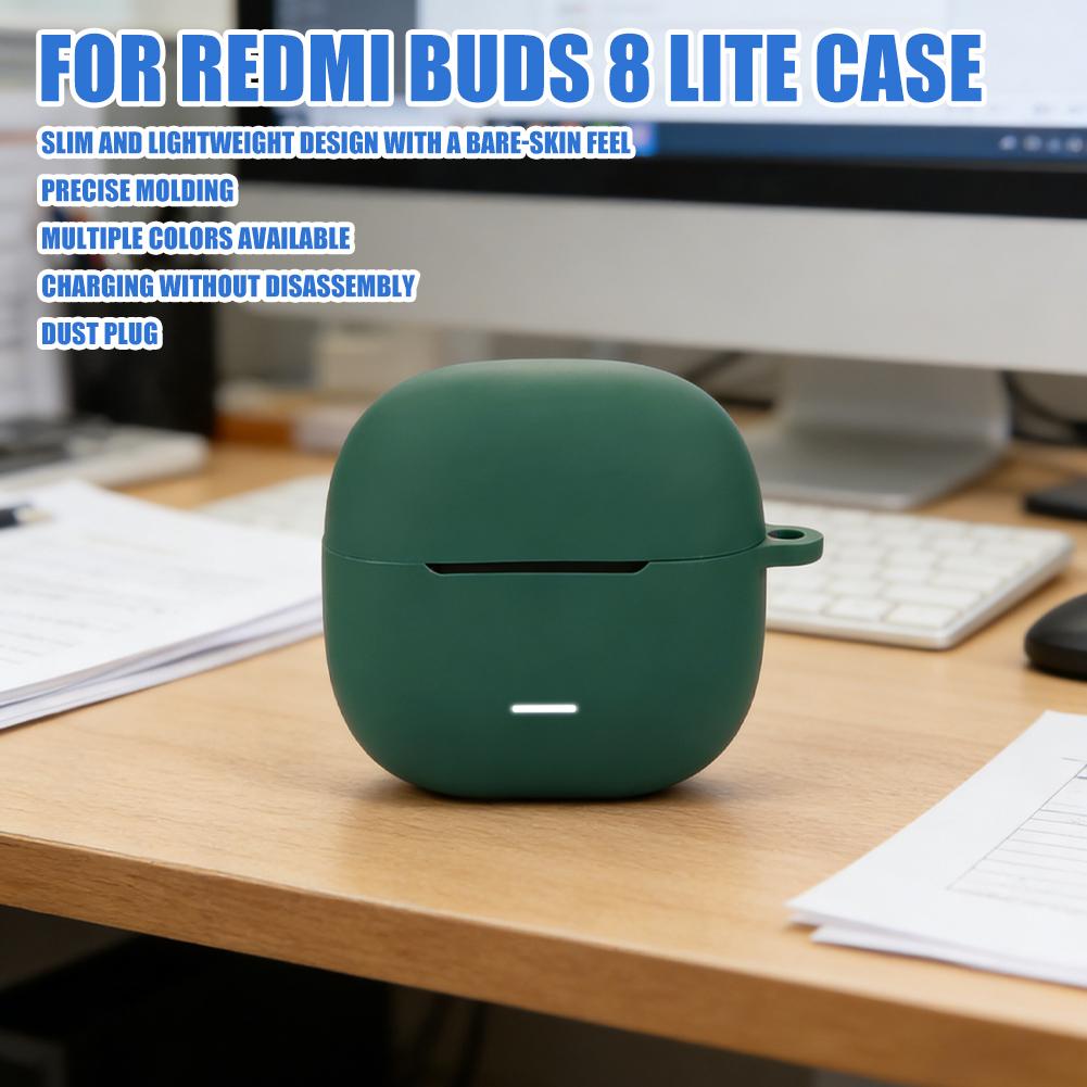Силиконовый защитный чехол для зарядки Bluetooth-наушников For Xiaomi Redmi Buds 8 Lite Youth Edition Наушники 8 Цветов Защитный Чехол