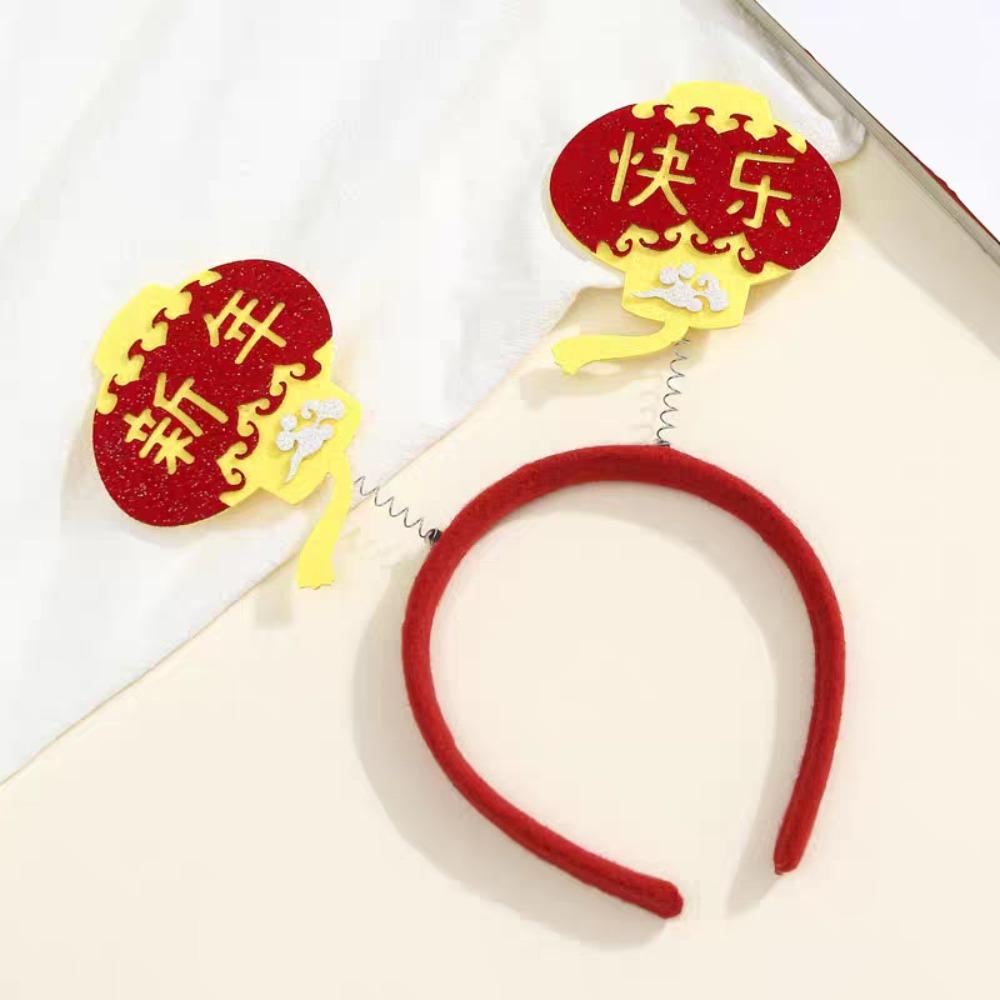 Headdress New Year Hair Hoop Felt Snake Hairband Cute 2025 Headband Party Supplies
