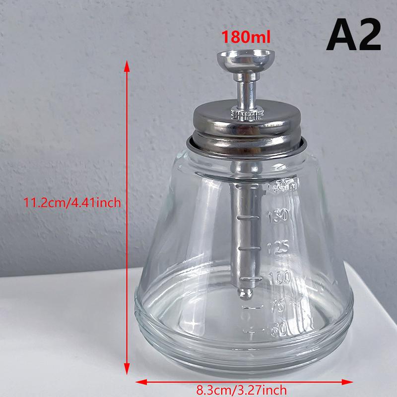 180 мл стеклянный пустой дозатор с нажатием вниз для лака для ногтей спиртового средства для снятия макияжа прозрачная многоразовая бутылка жидкое очищающее средство для хранения