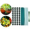Садовые колышки для растений с зажимом, пластиковые опорные столбики тяжелого типа для вьющихся растений и цветов, регулируемой длины, для использования на открытом воздухе