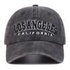 Unisex LOS ANGELES Embroidery CALIF ORNIA Wash Baseball Caps Spring and Autumn Outdoor Adjustable Casual Hats Sunscreen Hat