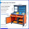 Heavy Duty 3mm Industrial CNC Lathe Tool Cabinet & Grinding Workbench