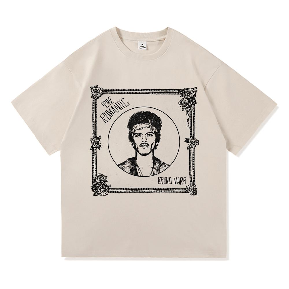 Bruno Mars The RoUnisextic Tee Shirt 2026 Album Retro Unisex Women Clothing Harajuku High Quality Tops Cotton TShirts Vintage Summer