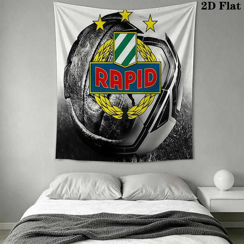 Rapid Vienna team Wall Hanging Printed Fabric Blanket Decorative Tapestries for Bedroom Living Room Home Decor
