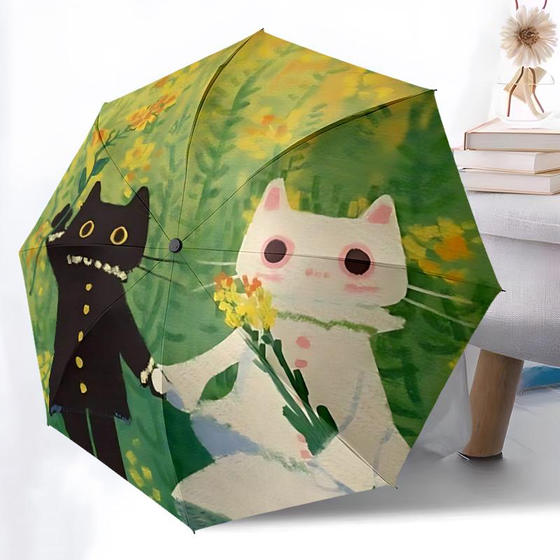 1PC Cat Wedding Automatic Opening And Closing, Sturdy Iron Frame, Portable Folding Design, Suitable For Men And Women In All Seasons26