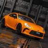 uwhpc2 1/28 Toyota GR86 Alloy Sports Car Model Diecasts Metal Track Racing Vehicles Car Model Simulation Sound and Light Kids Toys Gift