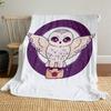1 шт. Сова Конверт Ночь На Открытом Воздухе Фланелевое Пледовое Одеяло Все Сезоны Мягкое Тепло, Домашний Декор 1031185