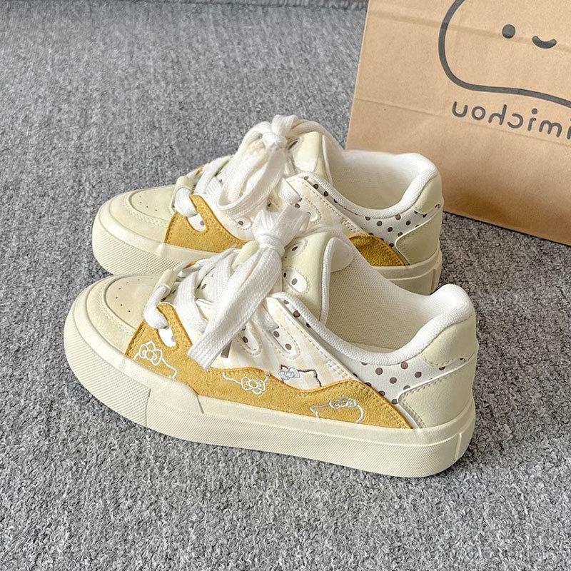 Niche Original Versatile Casual High-value Summer New Cat Head Canvas Shoes Sports Board Shoes