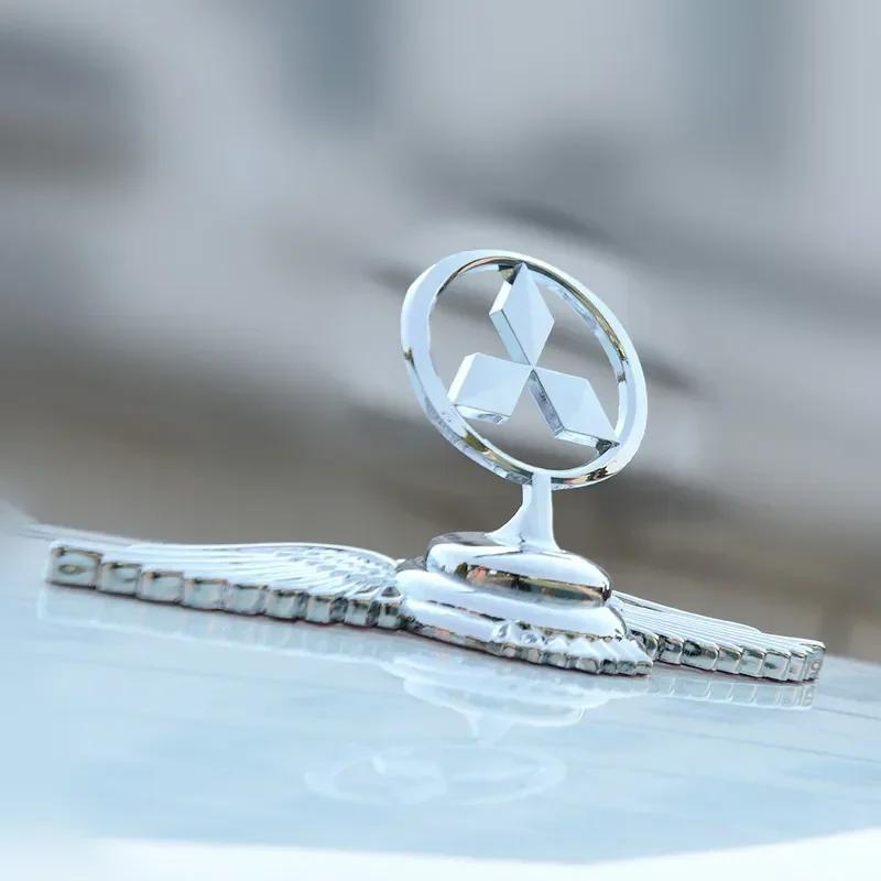 Автомобильный металлический хромированный значок Передний значок на капот для Mitsubishi L200 Pajero RALLIART ASX Lancer Outlander Mirage Eclipse Декор