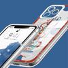 Shockproof Cartoon Painted Pattern Crystal Phone Case Transparent Soft Full Cover Camera Protection Cover for IPhone Samsung Redmi Poco Huawei Honor