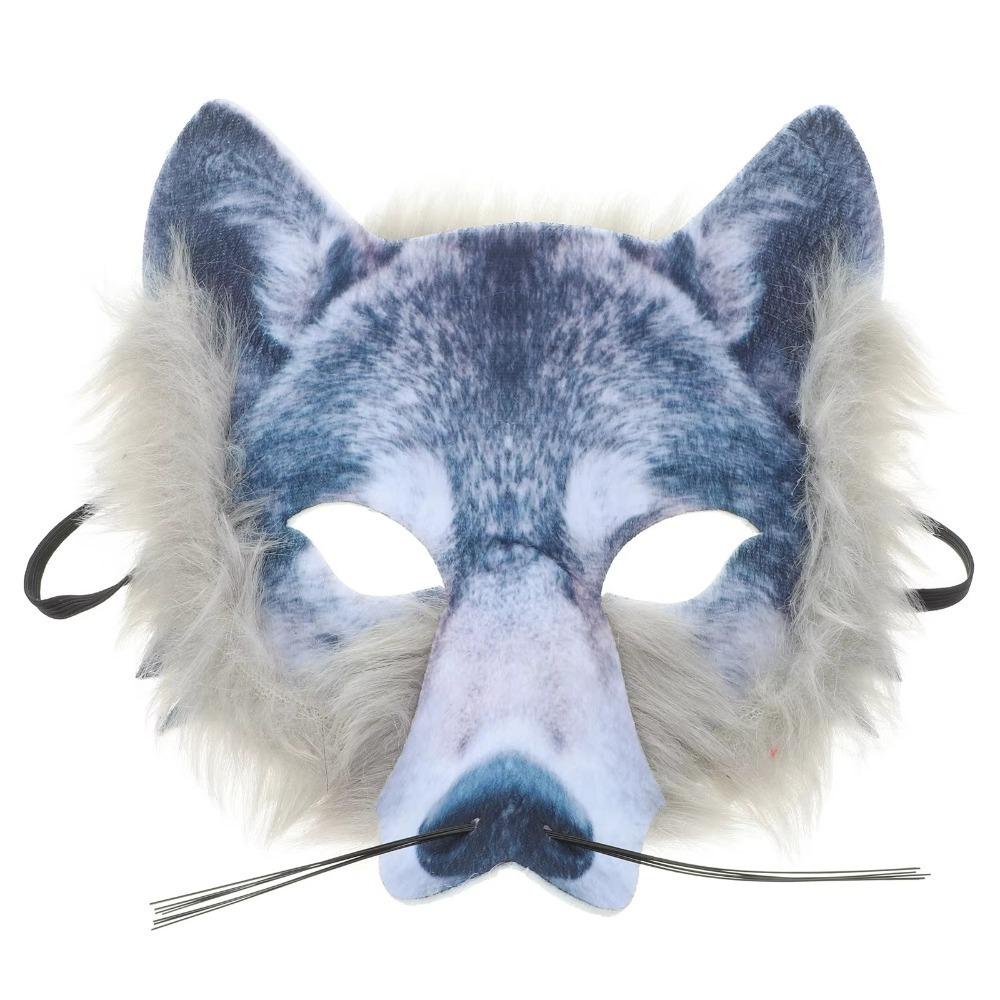 PVC Animal Face Cosplay Prop Realistic Carnival Party Mask High Quality Halloween Party Mask